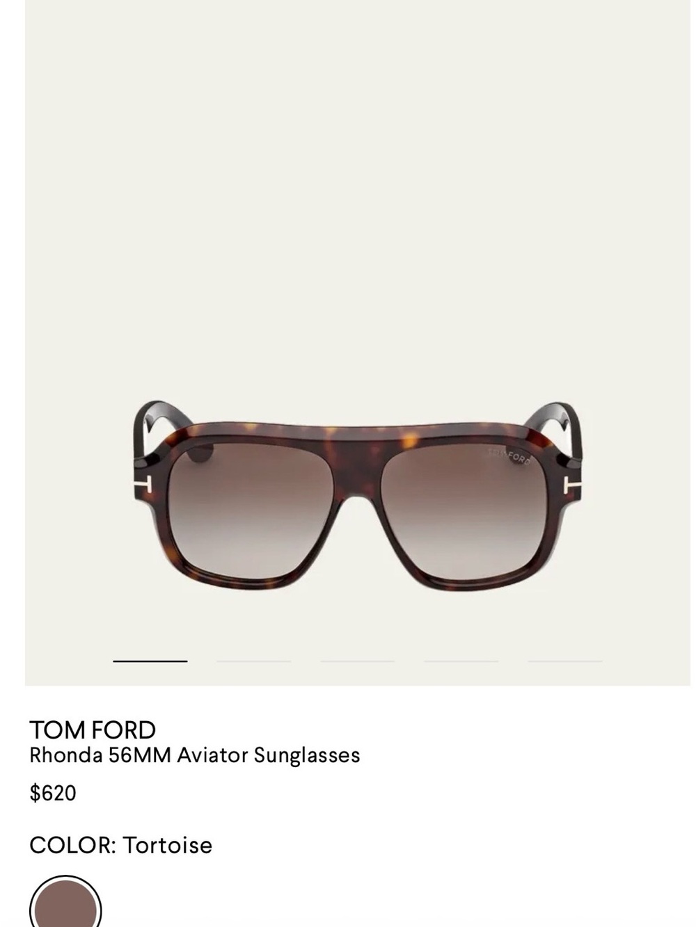 TOM FORD TF1324 Rhonda-02 Sunglasses 52K Havana /Brown gradient new